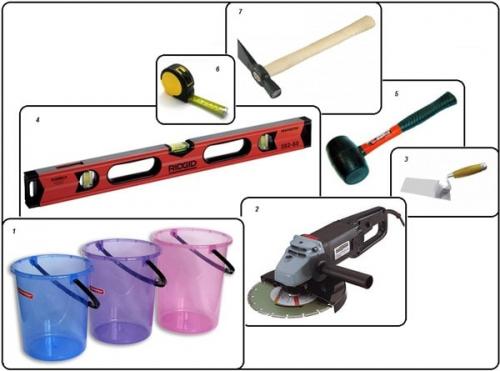 Круглая печь для казана из кирпича. Материал и инструменты