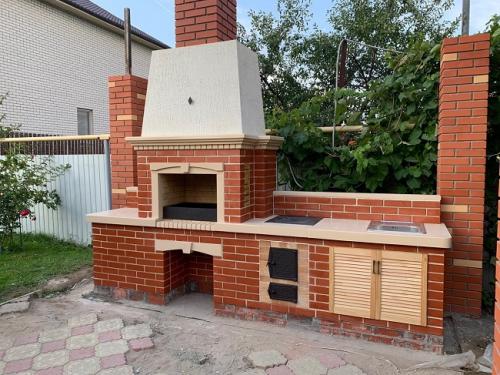 Уличная печь под казан из кирпича. Виды барбекю и особенности размещения