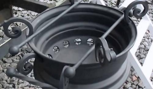 Мангал из старых автомобильных дисков » Я Устал. Особенности конструкции