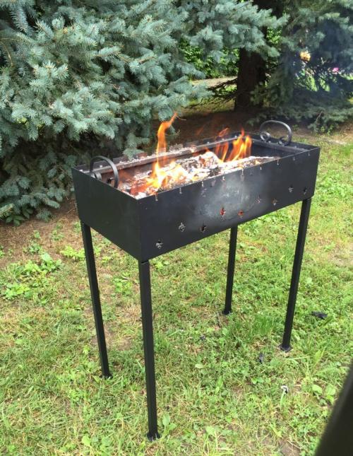 Мангал своими руками — инструкция, как сделать из метала и кирпича (100 фото новинок)