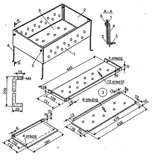 Мангал своими руками — инструкция, как сделать из метала и кирпича (100 фото новинок)