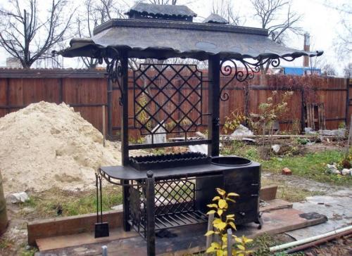 Мангал своими руками — инструкция, как сделать из метала и кирпича (100 фото новинок)