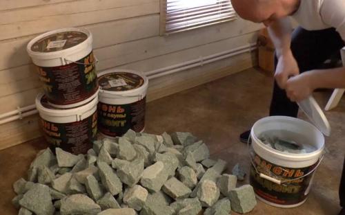 Как мыть камни для бани. Подготовка камней