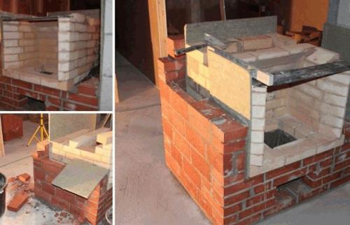 Печь банная кирпичная с шамотным ядром. Что такое банная печь обращённого пламени 03