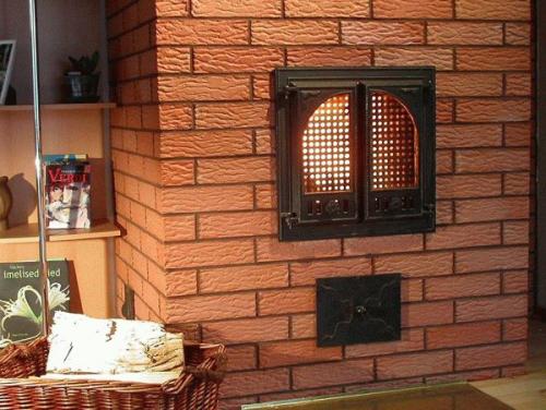 Отделка печи из кирпича. Чем лучше облицевать печь из кирпича