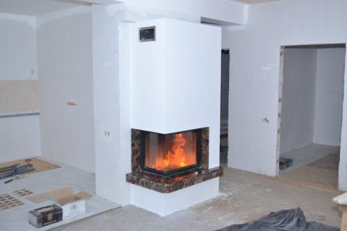 Чем отделать стену возле печки в доме. Виды стеновой негорючей продукции