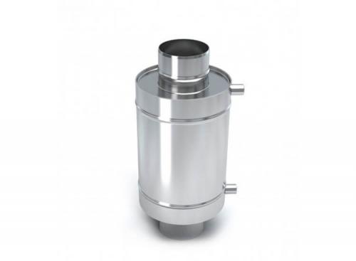 Теплообменник на трубу в баню. Устройства отбора тепла у дымовых газов 03