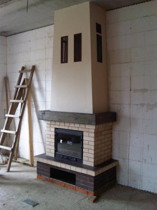 Устройство теплоаккумулирующего камина из шамота 09 Устройство теплоаккумулирующего камина из шамота 09