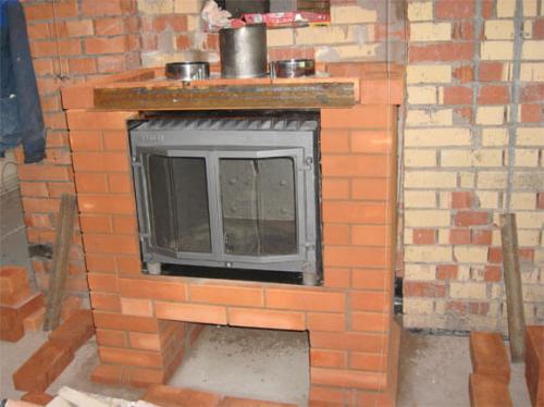 Устройство теплоаккумулирующего камина из шамота 07 Устройство теплоаккумулирующего камина из шамота 07