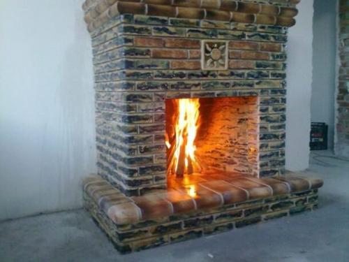 Как отделать камин своими руками. №1. Плитка для облицовки камина