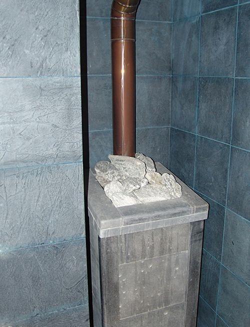 Укладка талькохлорита. Печи и другие изделия из талькохлорита для бани