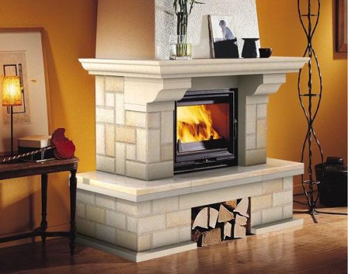 Устройство камина с закрытой топкой. Виды топок для камина