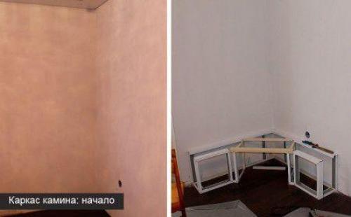 Отделка камина гипсом. Чем отделать камин из гипсокартона