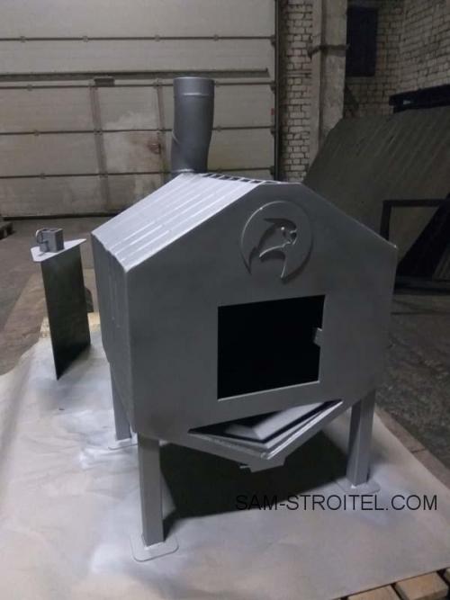 Металлическая печь своими руками: чертежи. Печь своими руками из металла: схема, размеры, фото и описание