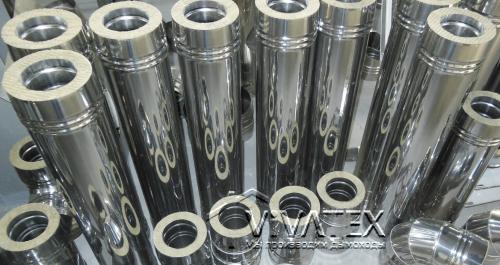 Сэндвич-дымоход и его составляющие. Монтаж сэндвич-дымохода из нержавейки 03