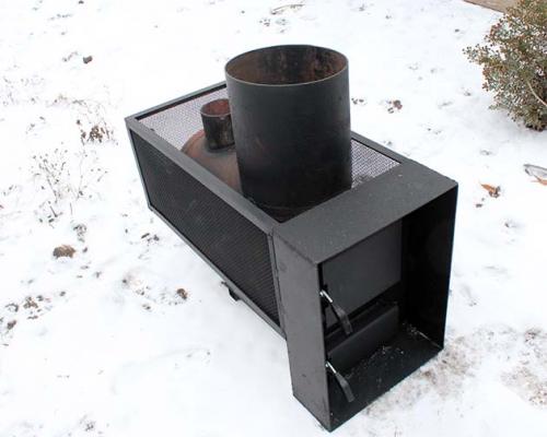 Печь для бани из баллона. Как сварить печь для бани из трубы или баллона
