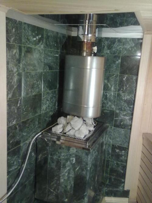 Каменка из газового баллона. Какие материалы и инструменты нужны 12