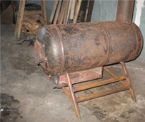 Буржуйка из газового баллона и металлолома. Буржуйка из газового баллона: чертежи, фото и описание 09