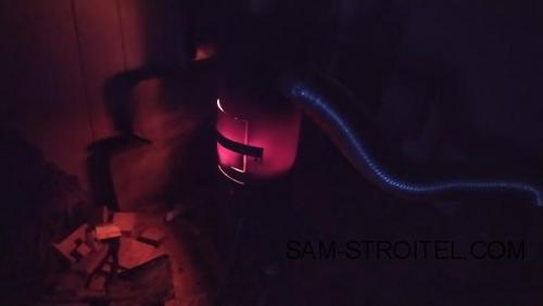 Буржуйка из газового баллона с теплообменником. Сделал печь буржуйку из баллона с дополнительным теплообменником (16 фото)