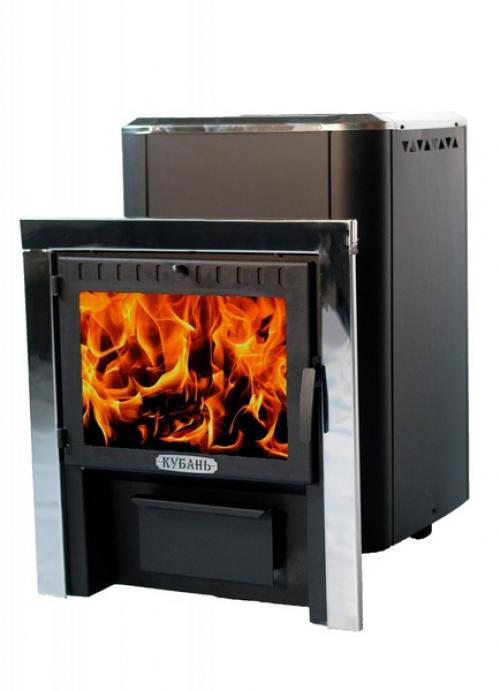 Отделка парной кубань печи. Кубань