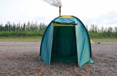Печь для походной бани своими руками. Обустройство переносной бани своими руками