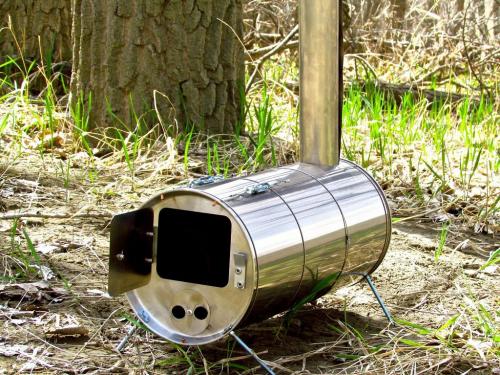 Самодельная буржуйка с высоким кпд. Сборка печки-буржуйки из трубы