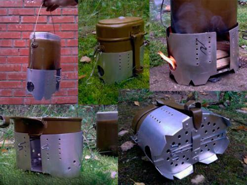 Походная мини печь своими руками. Чертежи печей щепочниц с размерами