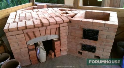Мини печь из кирпича своими руками. Строительство своими руками уличного печного комбайна: поэтапное описание