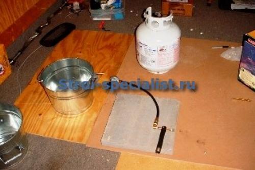 Газовая горелка для муфельной печи. Сборка газовой горелки