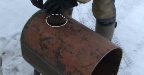 Буржуйка своими руками из трубы. Пошаговая инструкция по изготовлению