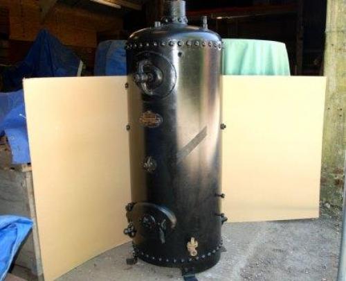 Супер Твердо топливный котёл из газового баллона.. Современные отопительные котлы на дровах 11