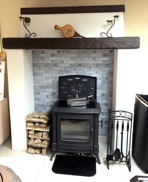 Супер Твердо топливный котёл из газового баллона.. Современные отопительные котлы на дровах 10