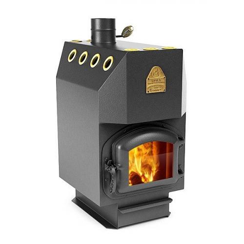 Супер Твердо топливный котёл из газового баллона.. Современные отопительные котлы на дровах 01