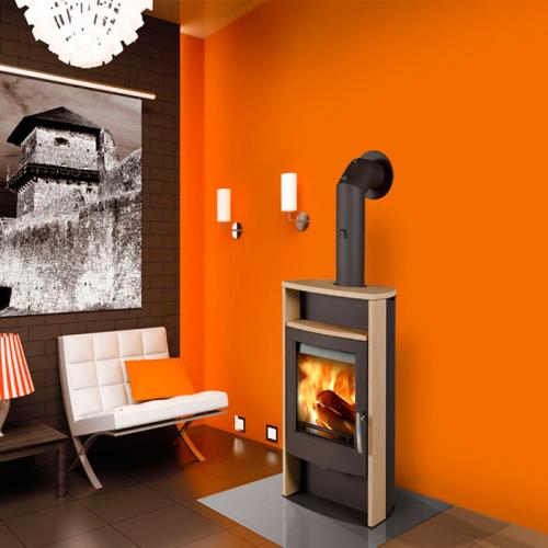 Супер Твердо топливный котёл из газового баллона.. Современные отопительные котлы на дровах 08