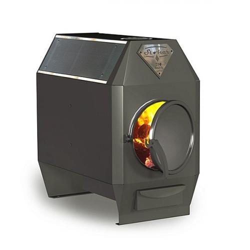 Супер Твердо топливный котёл из газового баллона.. Современные отопительные котлы на дровах 03