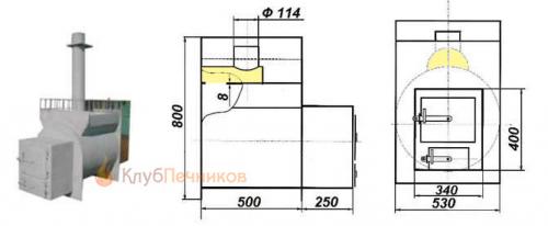 Как сделать котел для бани из трубы. Устройство котла для бани 01 Как сделать котел для бани из трубы. Устройство котла для бани 01
