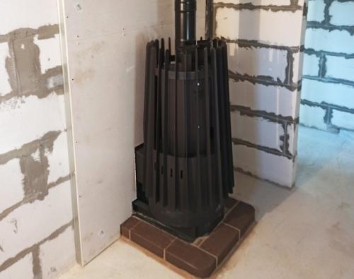 Установка банных печей. На что установить печь для бани