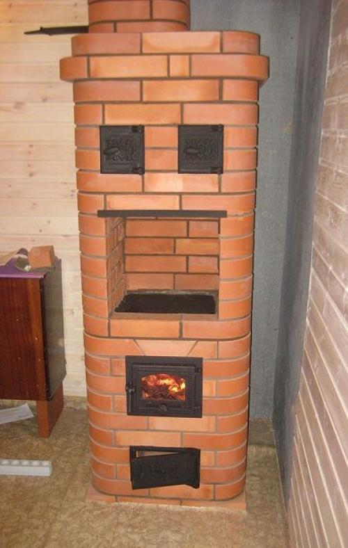 Печи для дома на дровах из кирпича. Модели простых по конструкции небольших кирпичных печей