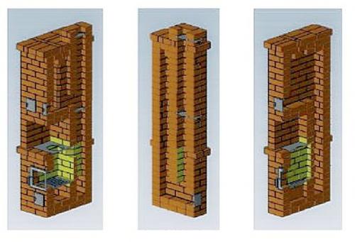 Печи для дома на дровах из кирпича. Модели простых по конструкции небольших кирпичных печей