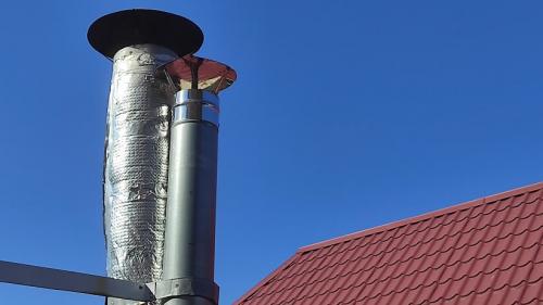 Съемник тепла или как обогреть дымоходом второй этаж дачи. Кирпичная печь 04