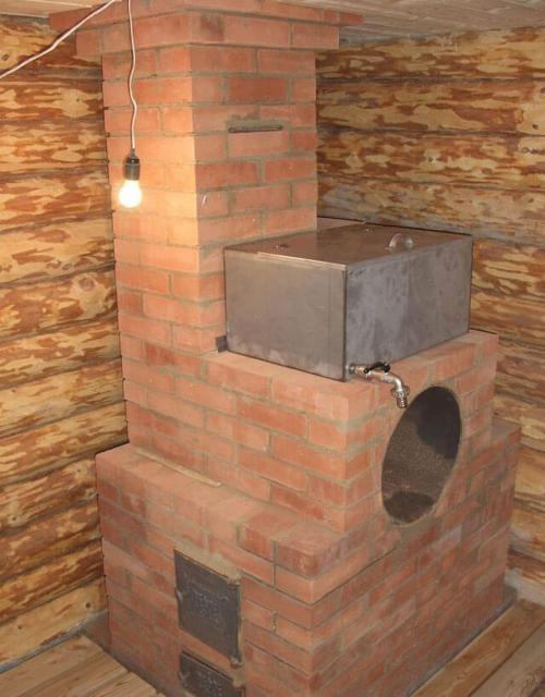Маленькая печь для бани из кирпича. Печи для бани из кирпича: технология изготовления дровяной печки из кирпича. Подборка самых интересных проектов с описанием