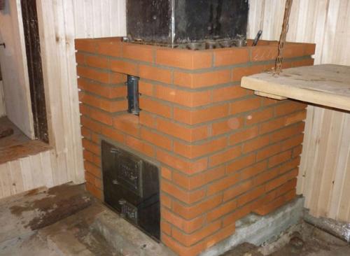 Маленькая печь для бани из кирпича. Печи для бани из кирпича: технология изготовления дровяной печки из кирпича. Подборка самых интересных проектов с описанием