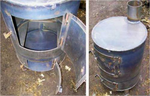 Эффективная отопительная буржуйка из газового баллона. Монтаж и первый запуск 17 Эффективная отопительная буржуйка из газового баллона. Монтаж и первый запуск 17