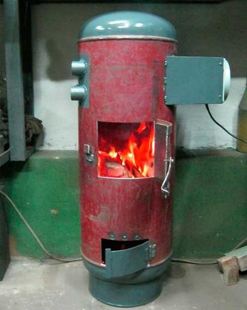 Эффективная отопительная буржуйка из газового баллона. Монтаж и первый запуск 18 Эффективная отопительная буржуйка из газового баллона. Монтаж и первый запуск 18