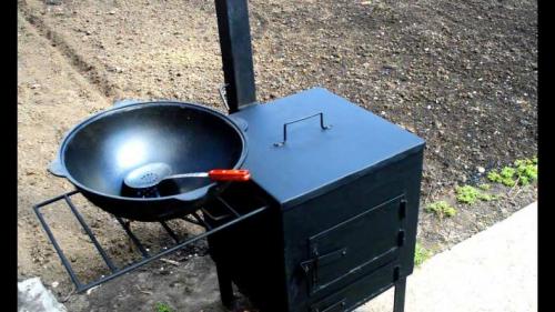 Как сделать печь для казана из трубы. Печь для казана своими руками: все о подборе размера и чертежа для изготовления из буржуйки, трубы, бочки и газового баллона