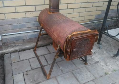 Печка из газового баллона на дровах. Как сделать буржуйку из газового баллона своими руками