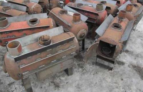 Печь из газового баллона чертеж. С колосниками или без?