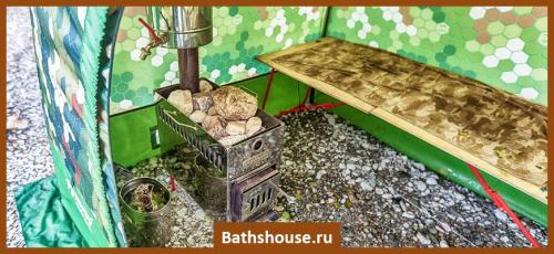Печь для походной бани своими руками. Особенности конструкции