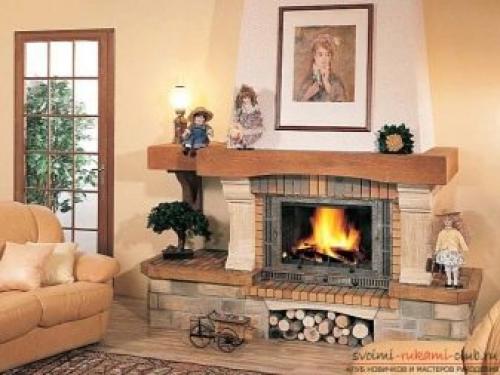 Как отделать камин декоративным камнем. Облицовка камина плиткой и керамогранитом 15 Как отделать камин декоративным камнем. Облицовка камина плиткой и керамогранитом 15