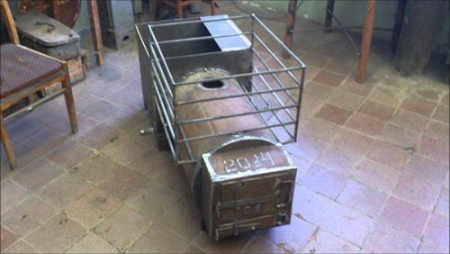 Печь для бани из трубы 530 вертикальная. Чертежи банных печей из трубы